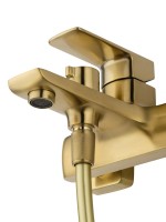 Смеситель для ванны с душем Wonzon & Woghand Edge WW-88639003A-BG брашированное золото