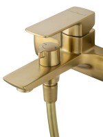 Смеситель для ванны с душем Wonzon & Woghand Edge WW-88639003A-BG брашированное золото