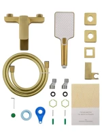 Смеситель для ванны с душем Wonzon & Woghand Edge WW-88639003A-BG брашированное золото Смеситель для ванны с душем Wonzon & Woghand Edge WW-88639003A-BG брашированное золото