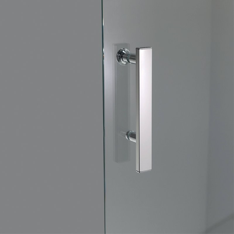 Душевая дверь в нишу Koller Pool Aqua Line Trend 120х190, профиль хром, стекло прозрачное