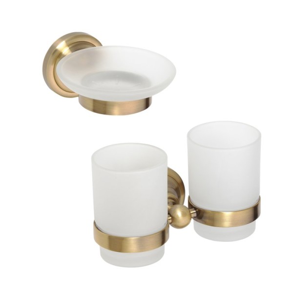 Набор Стакан Bemeta Retro 144110027 + Мыльница 144108027