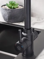 Смеситель для кухни РМС Sus125bl 017F-015 черный Смеситель для кухни РМС Sus125bl 017F-015 черный