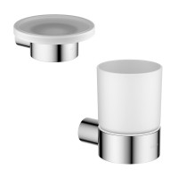 Набор Стакан AQUATEK Лира AQ4404CR + Мыльница AQ4403CR