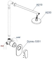 Душевой комплект Wasserkraft A12030