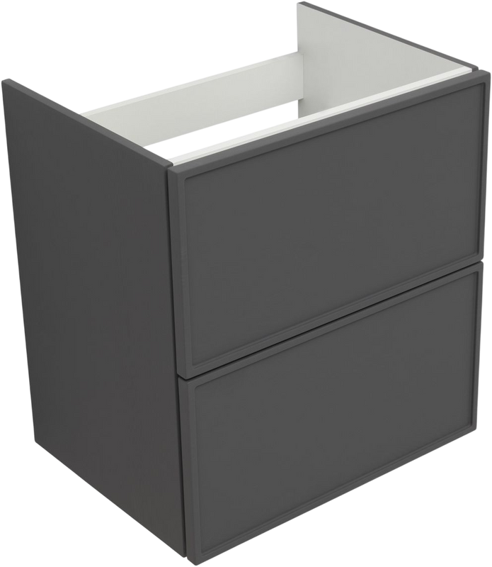 Тумба под раковину без столешницы Aquanet Арт 60 подвесная, ясень графит