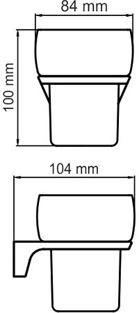 Набор Стакан Wasserkraft Wiese К-8928 + Дозатор К-8999