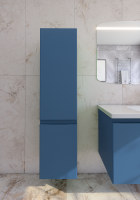 Шкаф-пенал для ванной Caprigo Forte 35 L бриллиантово-синий