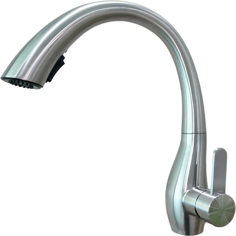 Смеситель для кухни Fashun A56016 сатин