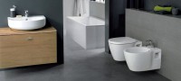 Комплект Унитаз подвесной Ideal Standard Connect + Крышка + Инсталляция Geberit Duofix Delta 458.149.21.1 с кнопкой смыва, хром + Звукоизоляция
