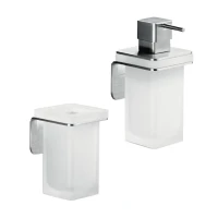 Набор Стакан Colombo Design Over B7002.satin + Дозатор B9328.satin Набор Стакан Colombo Design Over B7002.satin + Дозатор B9328.satin