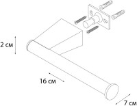 Набор Держатель Fixsen Trend 97810B + Ершик 97813 Набор Держатель Fixsen Trend 97810B + Ершик 97813
