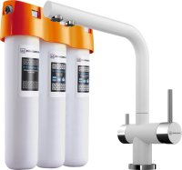 Комплект Смеситель Omoikiri Nagano WH белый + Фильтр Pure Drop Lite