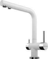 Комплект Смеситель Omoikiri Nagano WH белый + Фильтр Pure Drop Lite