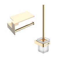 Набор Держатель Boheme Q 10941-G + Ершик 10954-MG Набор Держатель Boheme Q 10941-G + Ершик 10954-MG