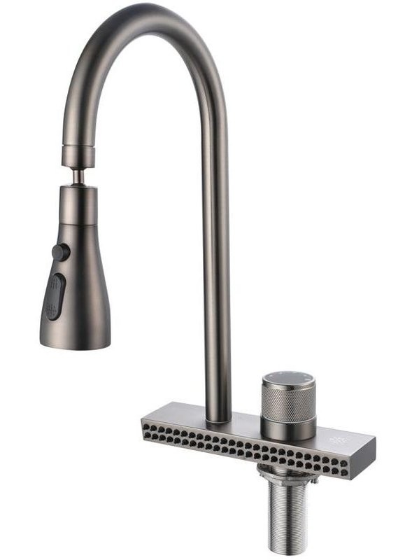 Смеситель для кухни РМС SUS130PVD-017F-2 графит