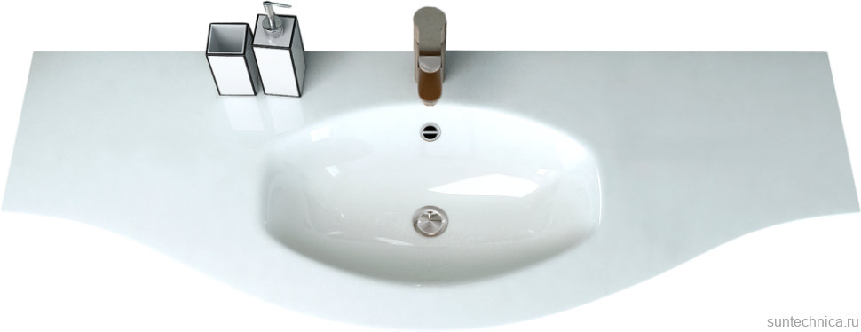 Мебельная раковина Cezares 50155 Bianco138 см