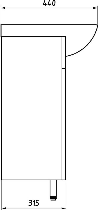 Мебель для ванной комнаты ASB-Mebel Мессина 60