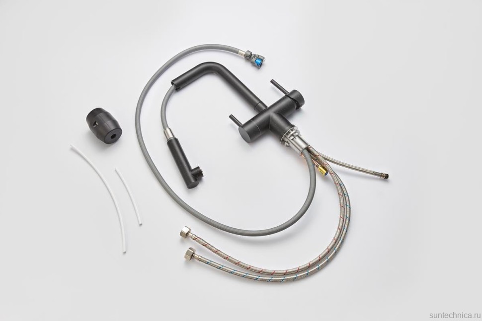 Смеситель для кухни Emar Quartz ЕСВ 7017 морион