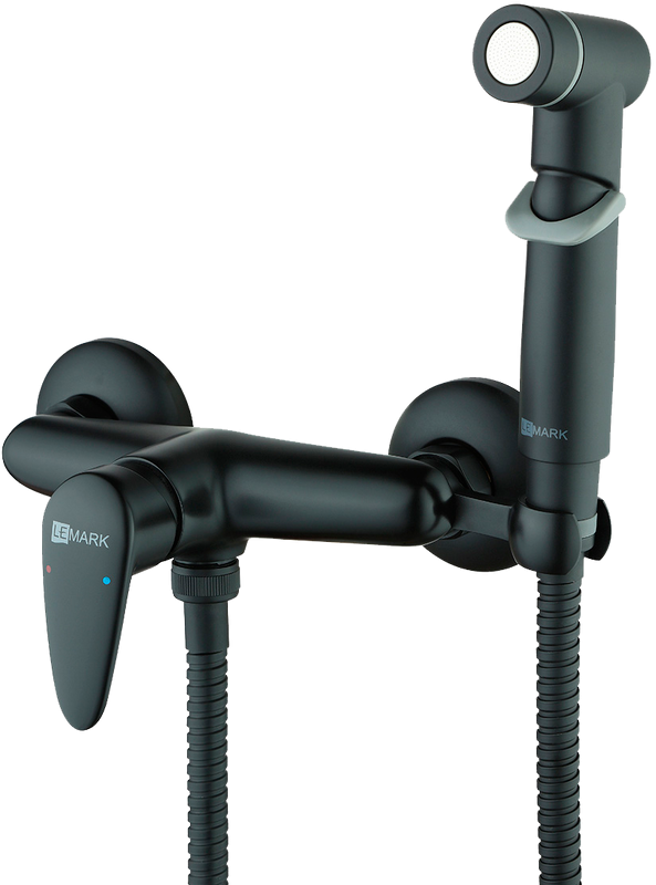 Гигиенический душ Lemark Pramen LM3318BL со смесителем, черный