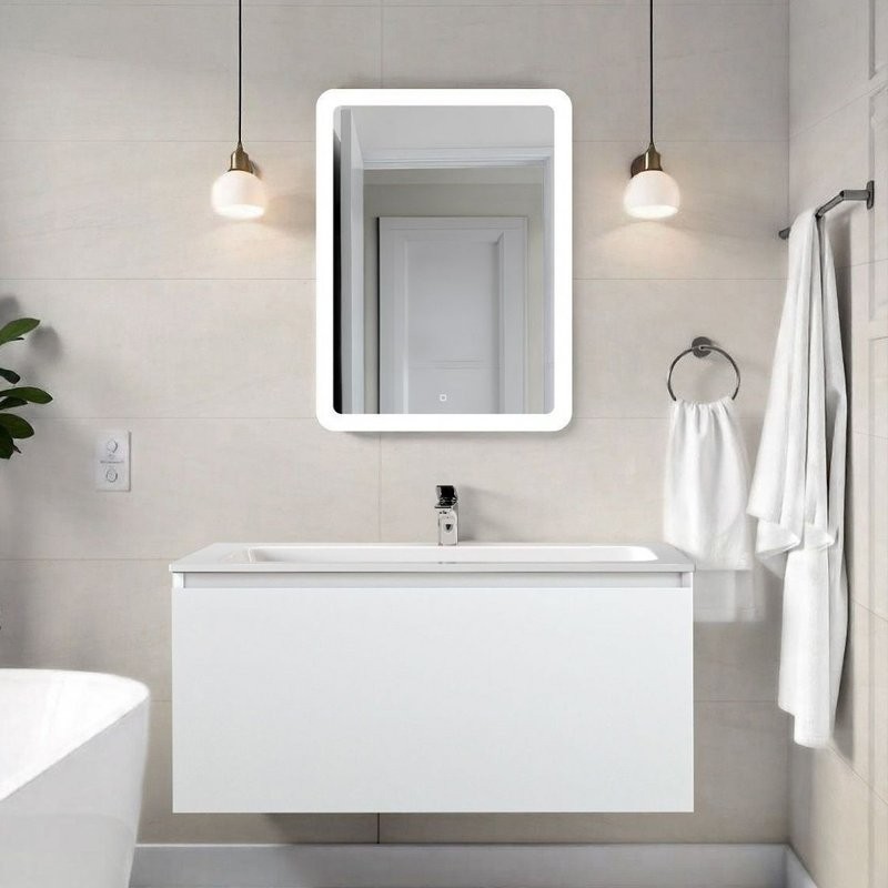 Тумба под раковину без столешницы Art&Max Латина (Latina) 100 подвесная, белая