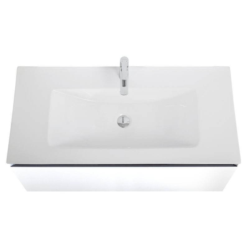 Тумба под раковину без столешницы Art&Max Латина (Latina) 100 подвесная, белая