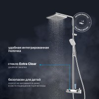 Душевая стойка Teska Mira DK2922C хром