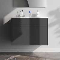 Тумба под раковину без столешницы AM.PM Inspire V2.0 80 графит матовый