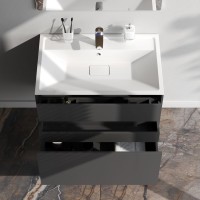 Тумба под раковину без столешницы AM.PM Inspire V2.0 80 графит матовый