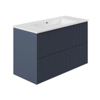 Тумба под раковину La Fenice TERRA Twin Blu Grigio синяя матовая 100 см