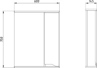 Зеркало ASB-Mebel Бари 602.2 60 Зеркало ASB-Mebel Бари 602.2 60