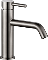 Смеситель для раковины AQUAme Siena AQM6210GM оружейная сталь