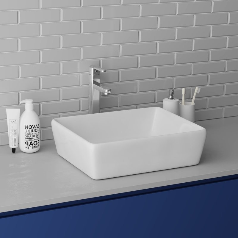 Накладная раковина Grossman GR-3016 белая