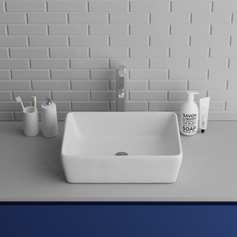 Накладная раковина Grossman GR-3016 белая