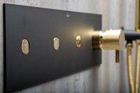 Душевой комплект Boheme Fusion 130-BG С ВНУТРЕННЕЙ ЧАСТЬЮ, Black Gold