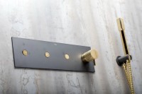 Душевой комплект Boheme Fusion 130-BG С ВНУТРЕННЕЙ ЧАСТЬЮ, Black Gold