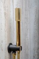 Душевой комплект Boheme Fusion 130-BG С ВНУТРЕННЕЙ ЧАСТЬЮ, Black Gold