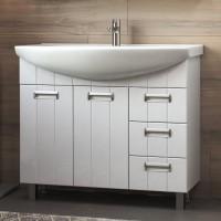 Тумба под раковину без столешницы Vigo Diana 105 белая