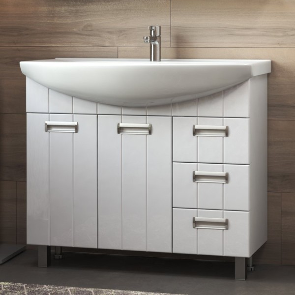 Тумба под раковину без столешницы Vigo Diana 105 белая