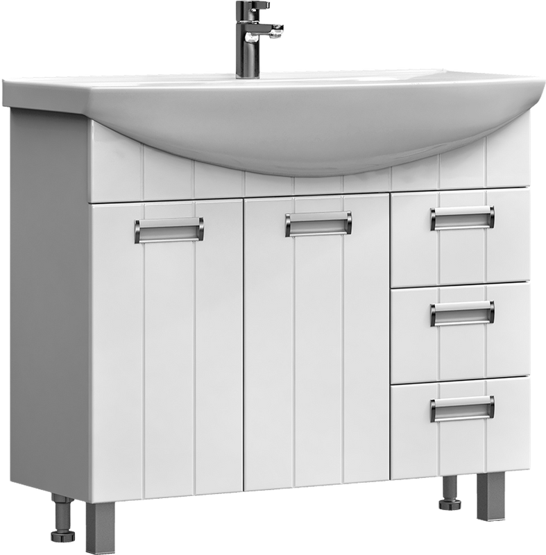 Тумба под раковину без столешницы Vigo Diana 105 белая