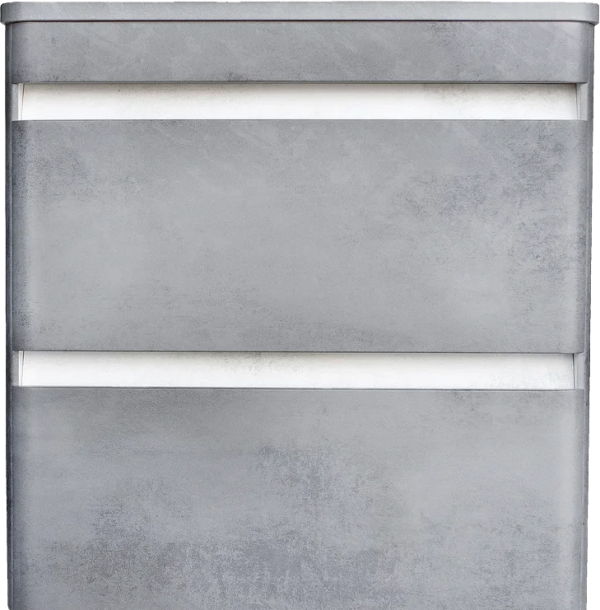 Тумба под раковину Style Line Атлантика 60 Люкс Plus, подвесная, бетон темный