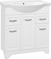 Мебель для ванной комнаты Style Line Олеандр-2 75 Люкс, белая