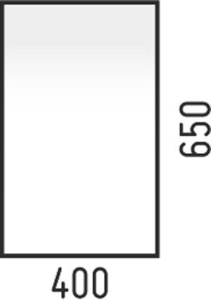 Зеркало-шкаф Corozo Комо 40 белое