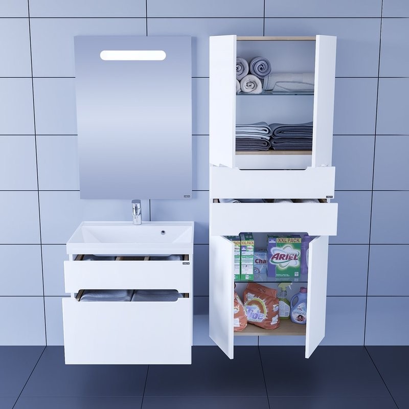 Мебель для ванной комнаты СаНта Лондон 60 подвесная