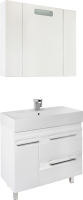 Мебель для ванной комнаты Vod-Ok Мальта 90 с ящиками, белая