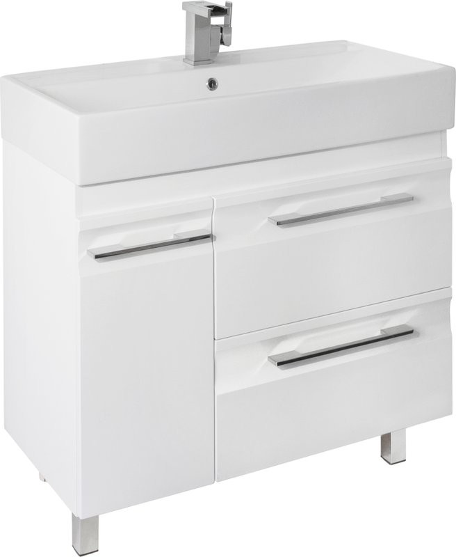Мебель для ванной комнаты Vod-Ok Мальта 90 с ящиками, белая