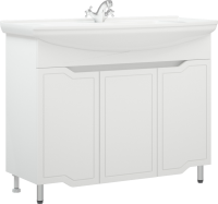 Тумба под раковину без столешницы Corozo Мирра 105 белая