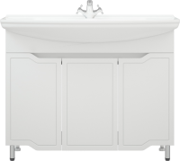 Тумба под раковину без столешницы Corozo Мирра 105 белая