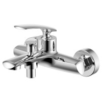 Смеситель для ванны и душа Azario REULEAUX с ручным душем, хром (AZ-VWF238296C)