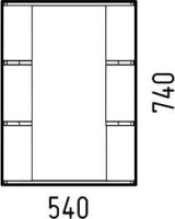 Зеркало-шкаф Corozo Орион 55-2 Зеркало-шкаф Corozo Орион 55-2