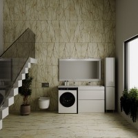 Мебель для ванной комнаты Style Line Даллас 150 Люкс Plus напольная, белая R